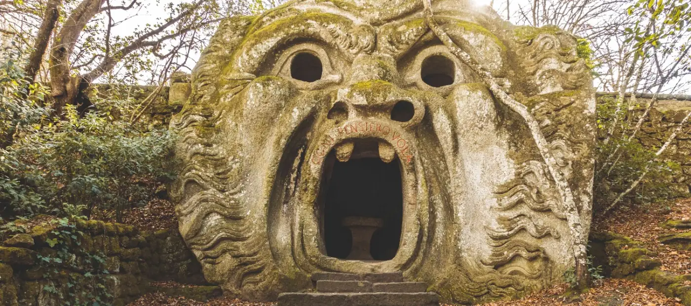 Paesaggio della Tuscia intorno alla country house