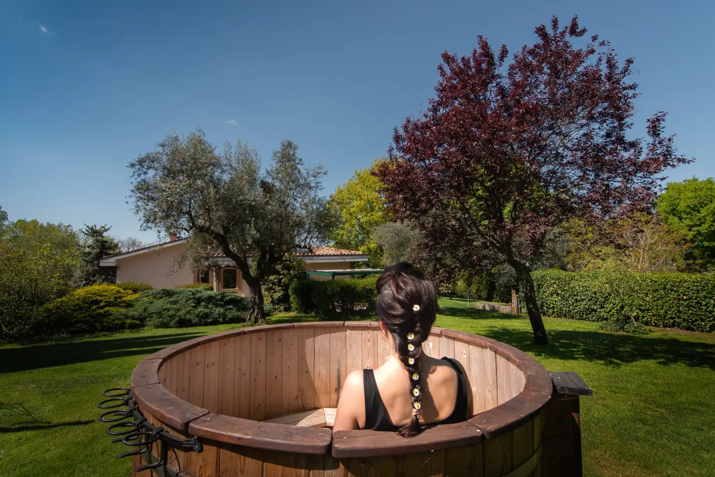 Vasca esterna del Bio&B Italyke